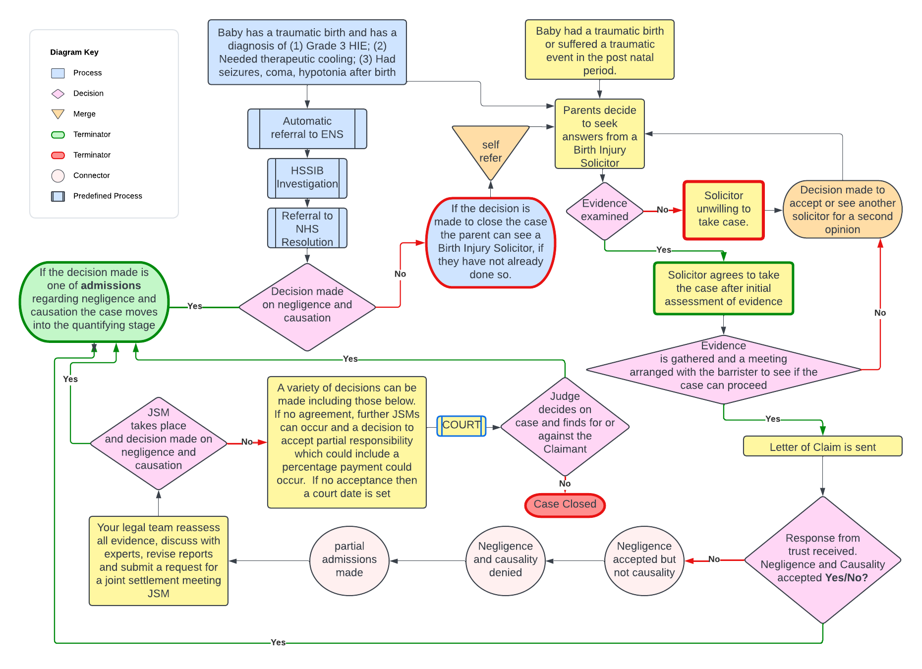 legal-flowchart-birth-litigation-uk